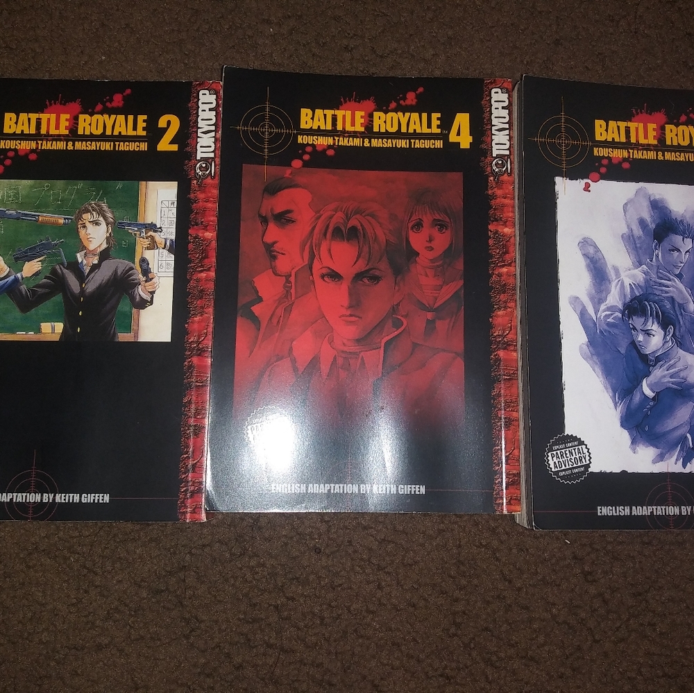 Battle royal Manga series 2-4